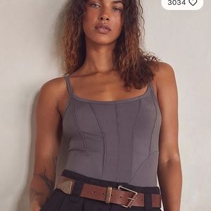 NWT Free People “That Girl Corset” Bodysuit